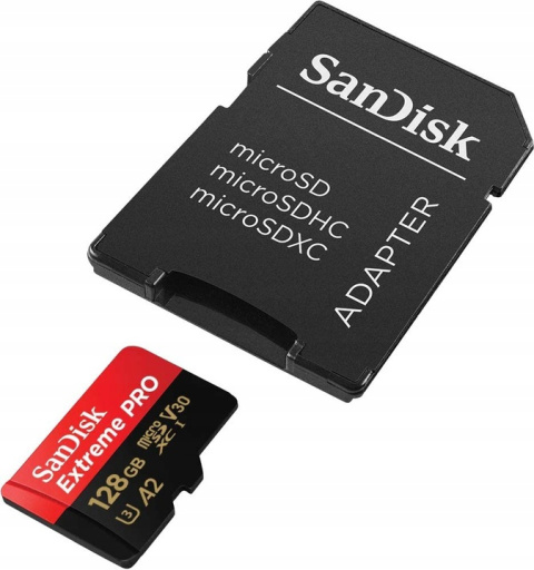 Karta pamięci SanDisk Extreme Pro microSDXC 128GB 200MB/s + adapter