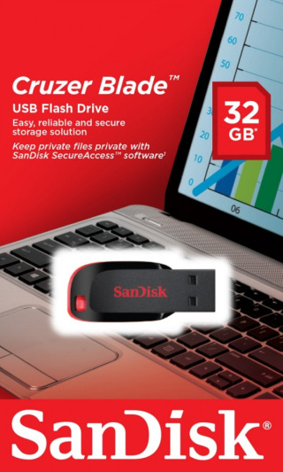 Pendrive SanDisk Cruzer Blade 32GB USB 2.0