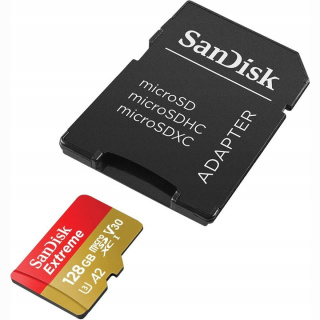 Karta pamięci SanDisk Extreme microSDXC 128GB 190MB/s + adapter