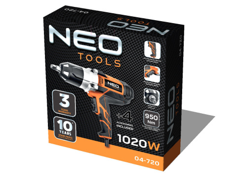 04-720 KLUCZ UDAROWY 1020W, 950 NM NEO TOOLS