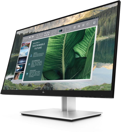 Monitor HP E24u G4 FullHD IPS 23.8 cali 1920x1080 HDMI DisplayPort USB-C hub USB VESA PIVOT 189T0AA