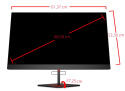 Monitor HP Omen X 27 Gaming HDR QHD 240Hz 27 cali 2560x1440 HDMI DisplayPort USB 6FN07AA