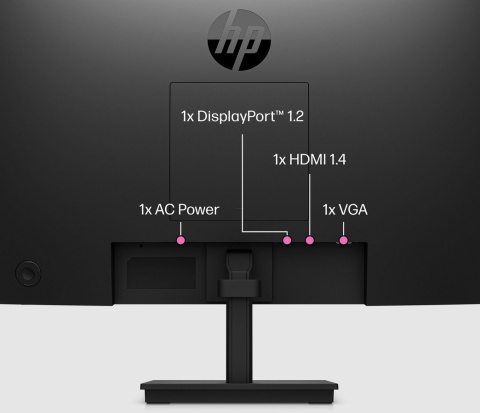 Monitor HP P22 G5 FHD 22 cale IPS LED 75Hz 1920x1080 VGA HDMI DisplayPort VESA 64X86AA