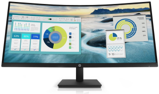 Monitor HP P34hc G4 WQHD USB-C Curved 34 cali 3440x1440 100Hz HDMI DisplayPort USB Type-C Power Delivery 65W VESA 21Y56AA