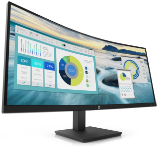 Monitor HP P34hc G4 WQHD USB-C Curved 34 cali 3440x1440 100Hz HDMI DisplayPort USB Type-C Power Delivery 65W VESA 21Y56AA