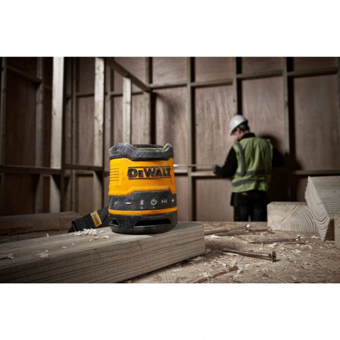 DCR009-XJ Przenośny głośnik budowlany 5W, Bluetooth DeWalt