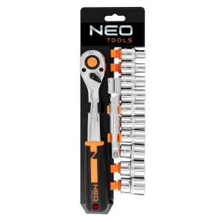 10-030 KLUCZE NASADOWE 1/2", ZESTAW 12 SZT. NEO TOOLS