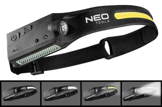 99-097 LATARKA CZOŁOWA LED BELT 2 W 1 NEO TOOLS