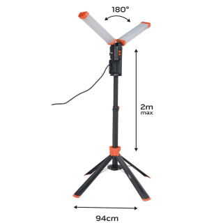 99-099 LAMPA PODWÓJNA 360 STOPNI 2X4300LM NEO TOOLS