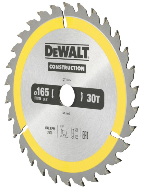 DT1935-QZ Tarcza do cięcia DEWALT