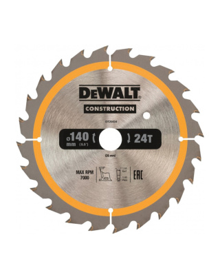 DT20434-QZ Piła tarczowa 140X20/24z DeWalt