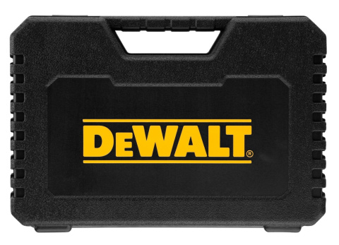 DEWALT ZESTAW WIERTEŁ BITÓW NASADEK 100EL DO METALU DREWNA BETONU DT71563