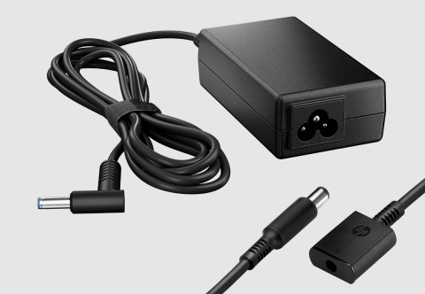 Oryginalny zasilacz do laptopa HP 65W Smart AC Adapter H6Y89AA 4.5mm +przejściówka 7.4mm