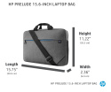 Torba na laptopa HP Prelude 15.6" szara 2Z8P4AA +pasek na ramię