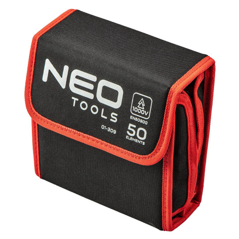 01-309 KOŃCÓWKI WKRĘTAKOWE Z UCHWYTEM 1000V, 50 SZT. NEO TOOLS