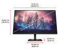 Monitor HP Omen 32q Gaming QHD IPS 165Hz HDR 400 31.5 cali 2560x1440 HDMI DisplayPort Pivot VESA AMD FreeSync