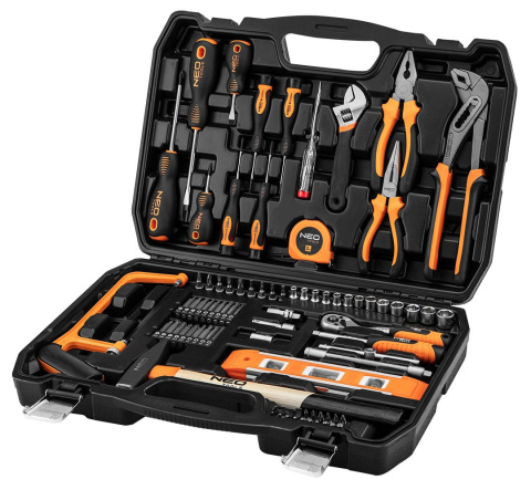 10-202 ZESTAW NARZĘDZI 88 ELEMENTÓW NEO TOOLS