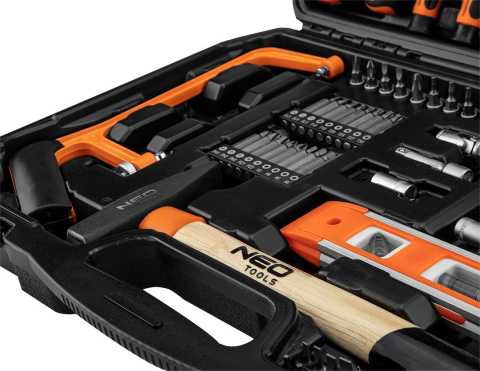 10-202 ZESTAW NARZĘDZI 88 ELEMENTÓW NEO TOOLS