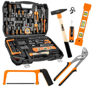 10-202 ZESTAW NARZĘDZI 88 ELEMENTÓW NEO TOOLS