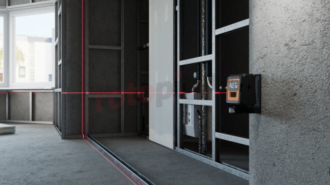 CLR215-B Laser krzyżowy 30m AEG