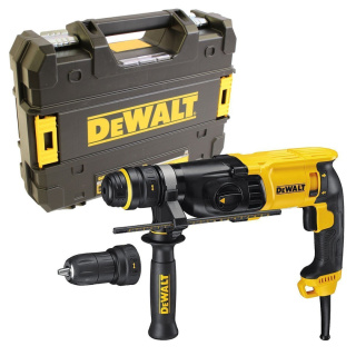 D25144K-QS MŁOTOWIERTARKA Z OPCJĄ KUCIA 900W 3,0J DEWALT