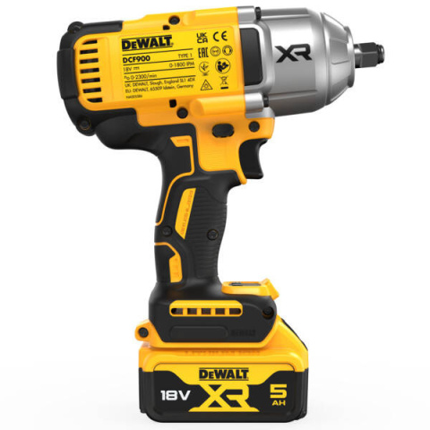 DCF900P2T-QW Klucz udarowy 18 V 760 W 1/2" Dewalt