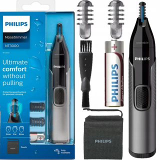 Philips Nose trimmer series 3000 Trymer do brwi, nosa i uszu NT3650/16