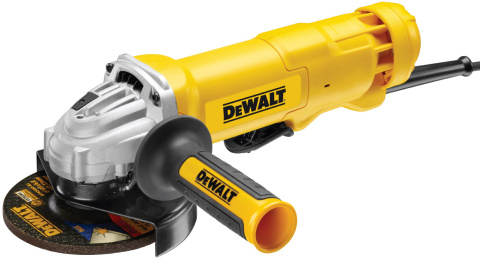 DWE4203-QS Szlifierka kątowa 125mm z włącznikiem łopatkowym, 1010W DeWALT