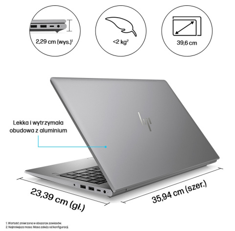 HP ZBook Power G10 15.6 FullHD IPS Intel Core i7-13700H 14-rdzeni 16GB DDR5 1TB SSD NVMe NVIDIA RTX 3000 Ada 8GB Windows 11