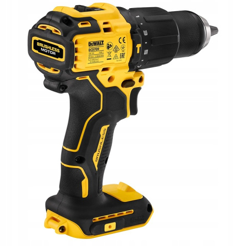 DCD709D2T-QW Wiertarko-wkrętarka udar 65Nm 2x(2,0Ah) 18V DeWalt