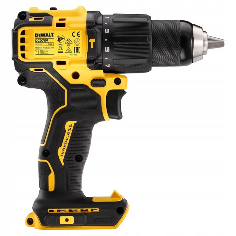 DCD709D2T-QW Wiertarko-wkrętarka udar 65Nm 2x(2,0Ah) 18V DeWalt