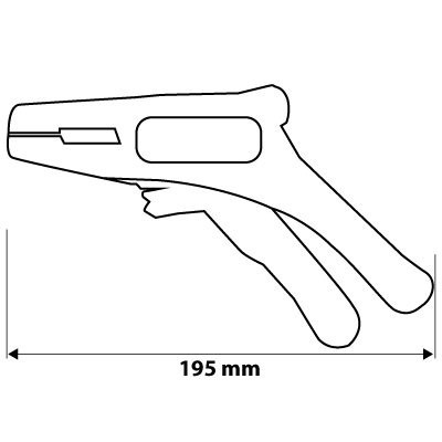 01-519 AUTOMATYCZNY ŚCIĄGACZ IZOLACJI 195 MM NEO TOOLS