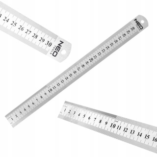 72-213 PRZYMIAR LINIOWY 30 CM, STAL NIERDZEWNA NEO TOOLS