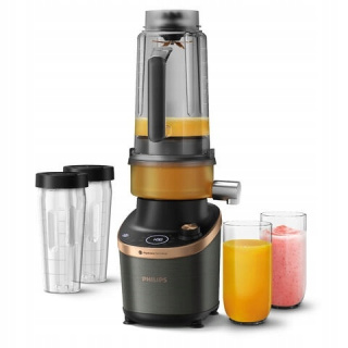 BLENDER KIELICHOWY Z MODUŁEM SOKOWIRÓWKI PHILIPS HR3770/10 +2DZBANKI TRITAN