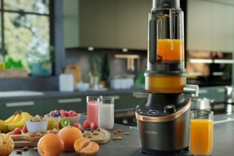 BLENDER KIELICHOWY Z MODUŁEM SOKOWIRÓWKI PHILIPS HR3770/10 +2DZBANKI TRITAN