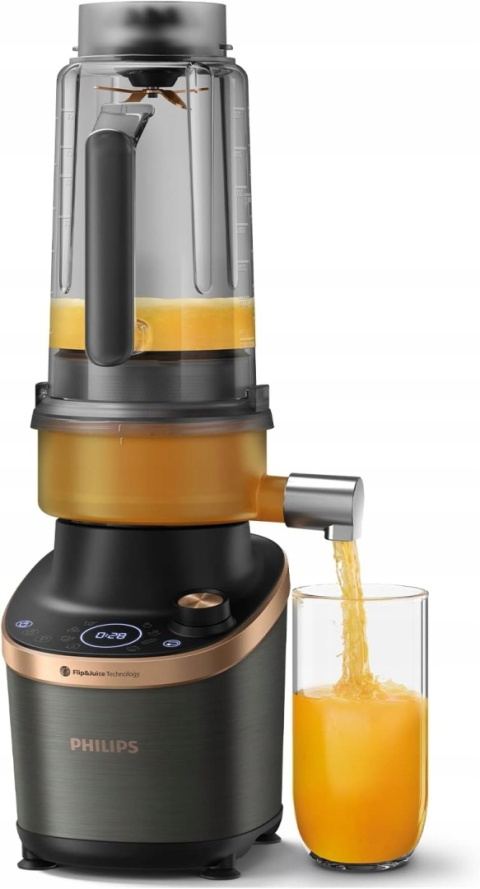 BLENDER KIELICHOWY Z MODUŁEM SOKOWIRÓWKI PHILIPS HR3770/10 +2DZBANKI TRITAN