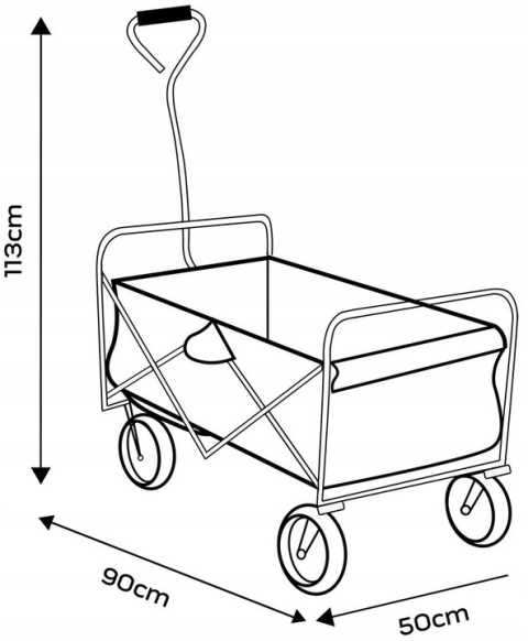 Wózek ogrodowy składany 84-405 NEO TOOLS + GRATIS