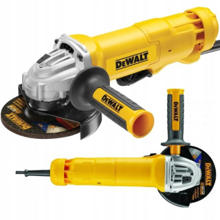 DWE4233-QS Szlifierka kątowa 125 mm, 1400W, włącznik łopatkowy DeWalt