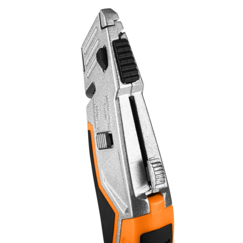 NÓŻ Z OSTRZEM TRAPEZOWYM, 1+5 OSTRZY 63-706 NEO TOOLS