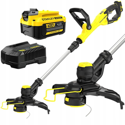 SFMCST933M1-QW Podkaszarka żyłkowa 18V STANLEY® FATMAX® V20 33CM, akumulator 4Ah i ładowarka 2A