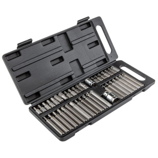 KOŃCÓWKI WKRĘTAKOWE SPLINE, TORX, SZEŚCIOKĄTNE, ZESTAW 40 SZT. 39D377 Top Tools