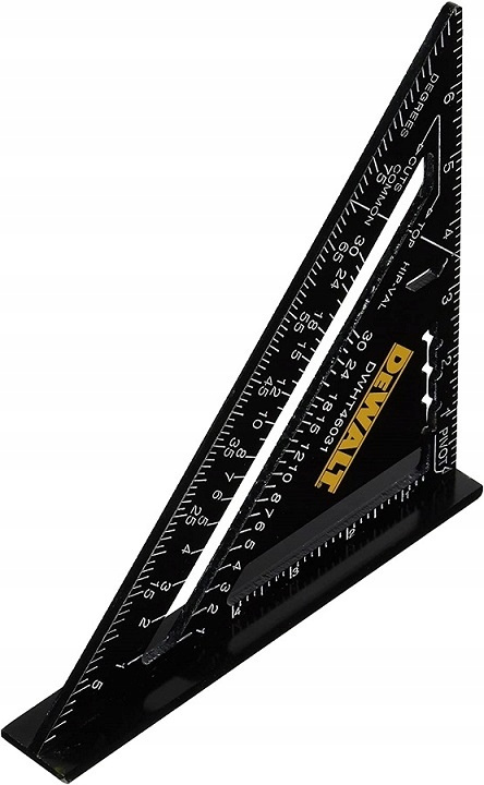 KĄTOWNIK STOLARSKI CIESIELSKI ALUMINIOWY 177MM 7” PRZYMIAR BUDOWLANY DeWALT