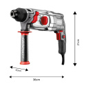 GRAPHITE MŁOTOWIERTARKA WIERTARKA UDAROWA SDS+ 710W WALIZKA + AKCESORIA