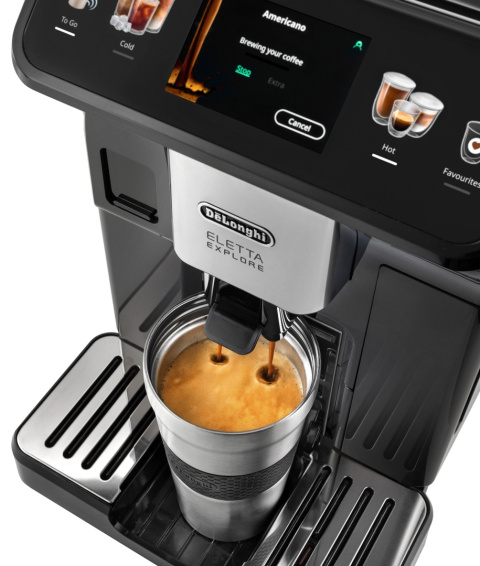 ECAM450.55 G Ekspres DELONGHI Eletta Explore (spienianie mleka na ciepło i zimno)