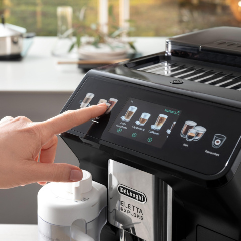 ECAM450.55 G Ekspres DELONGHI Eletta Explore (spienianie mleka na ciepło i zimno)