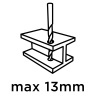 GRAPHITE MŁOTOWIERTARKA WIERTARKA UDAROWA SDS+ 710W WALIZKA + AKCESORIA