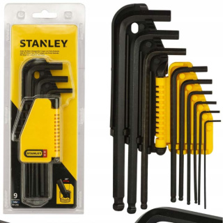 STANLEY 69-256 KLUCZE IMBUSOWE IMBUSY 9 ELEMENTÓW 1,5-10mm