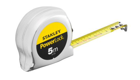 STANLEY Miara MIARKA Taśma Zwijana Powerlock 5m WSTRZĄSOODPORNA 0-33-552