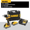 DCD800H2T-QW 18V XR Bezszczotkowa wiertarko-wkrętarka - 2 X POWERSTACK 5AH DEWALT