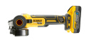 DEWALT SZLIFIERKA KĄTOWA 18V DCG409H2T 2x5,0Ah POWERSTACK FLEXVOLT ADVANTAG